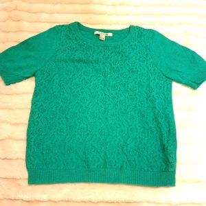 Forever 21 Green Short Sleeve Top